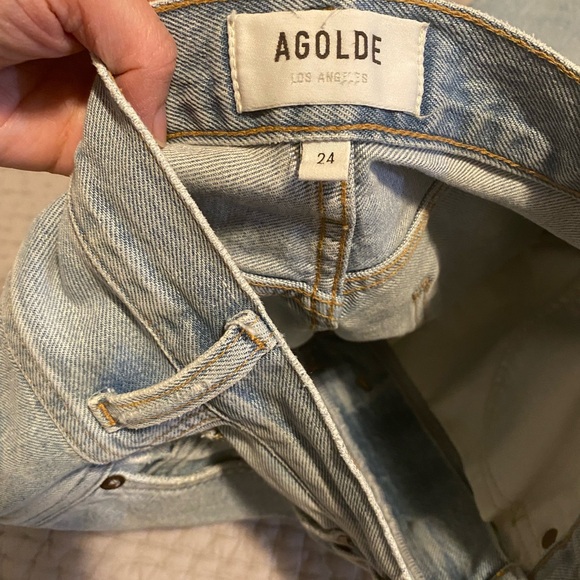 Agolde pinch waist high rise kick 24 - Picture 7 of 9